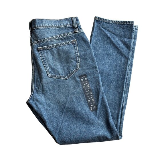 J.Crew Jeans Mens New Size 33 x 32 Slim Fit Cotton Denim Style AZ848 - Picture 1 of 15